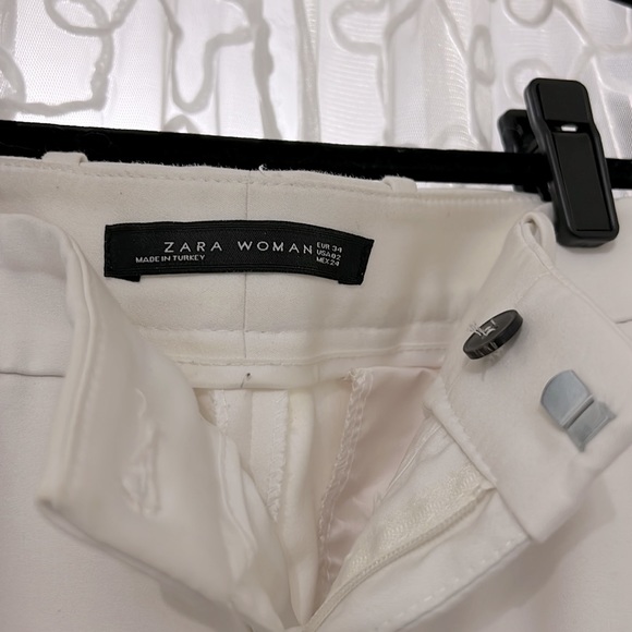 Zara Woman Cream Trousers - Picture 3 of 3